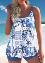 Paige | Lebhaftes Blumen-Tankini-Set