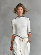 Hannah | Zweiteiliges Sport Set Stehkragen Hose