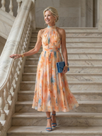 Elin | Weiches Halter-Midi-Kleid