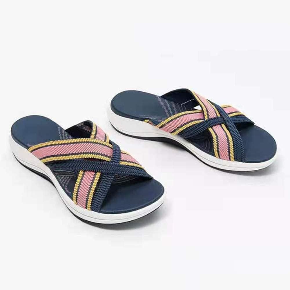 Aerynna™ | Orthopädische Komfort-Cross-Slide-Sandalen