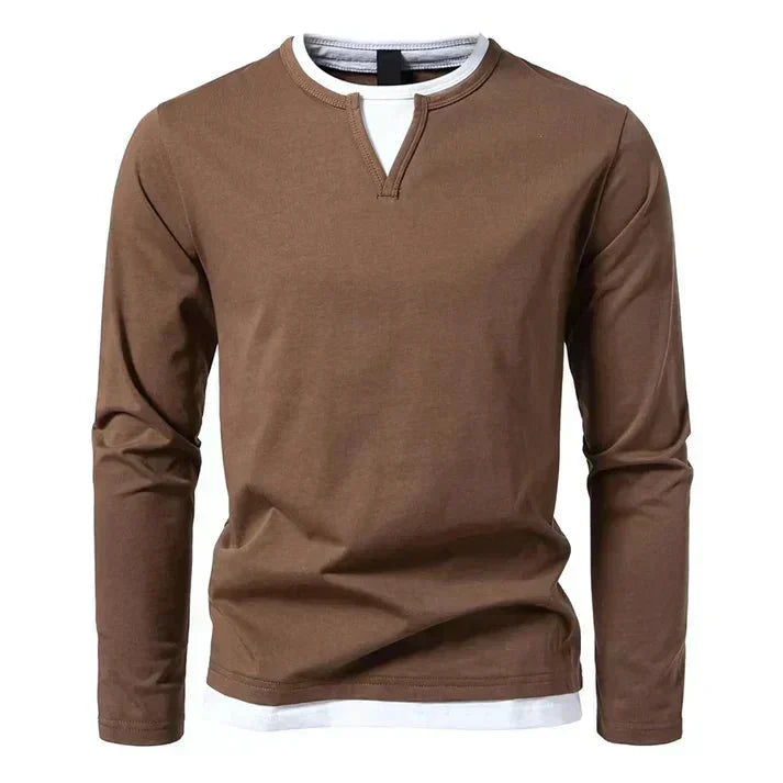Alwin | Premium Langarmshirt aus gekämmter Baumwolle