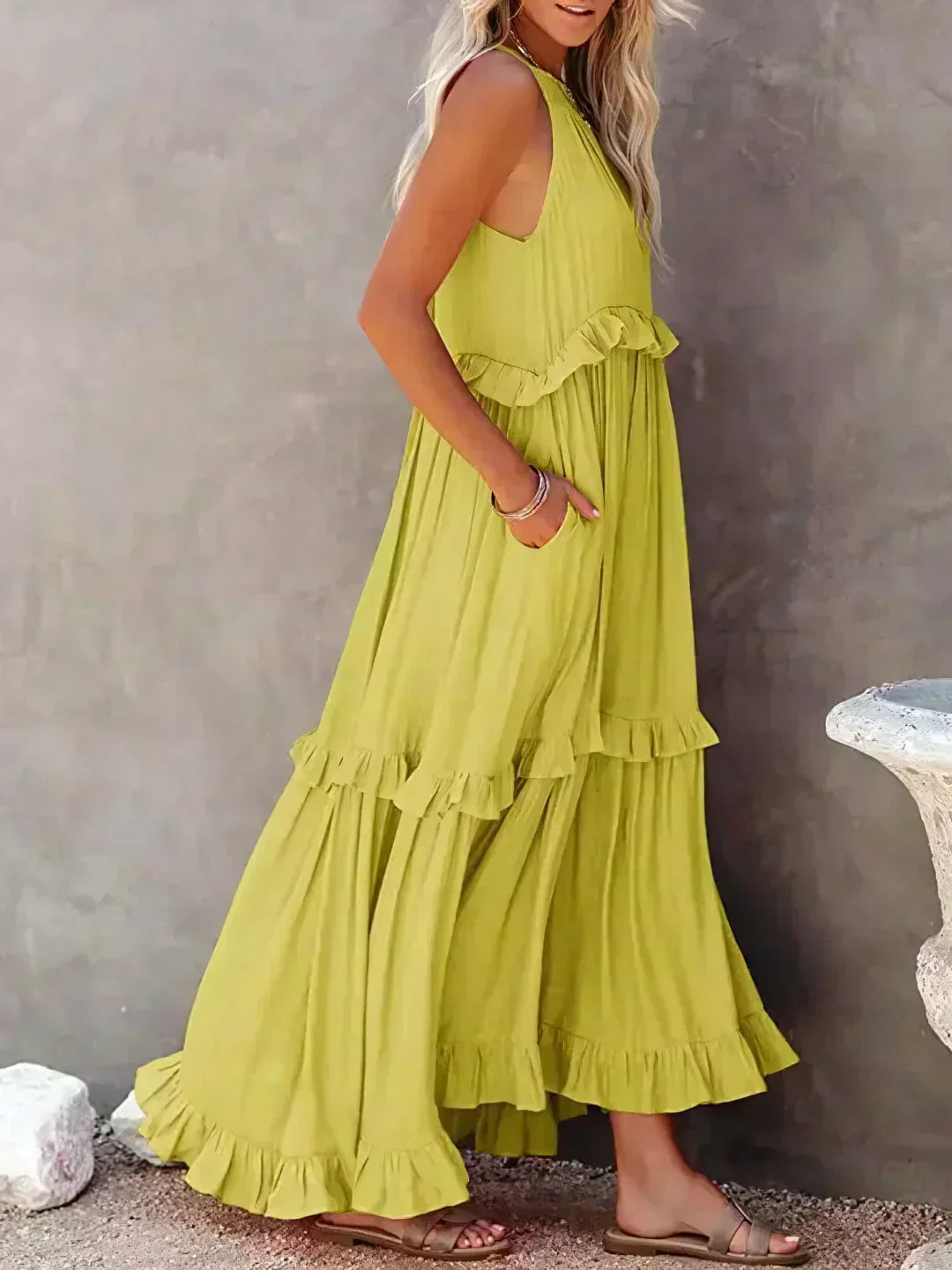Dylilah | Kleid mit Rüschensaum