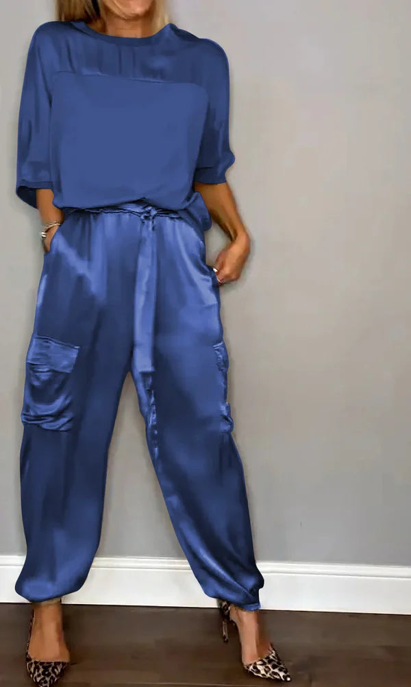 Margaret - Elegantes Satin-Set