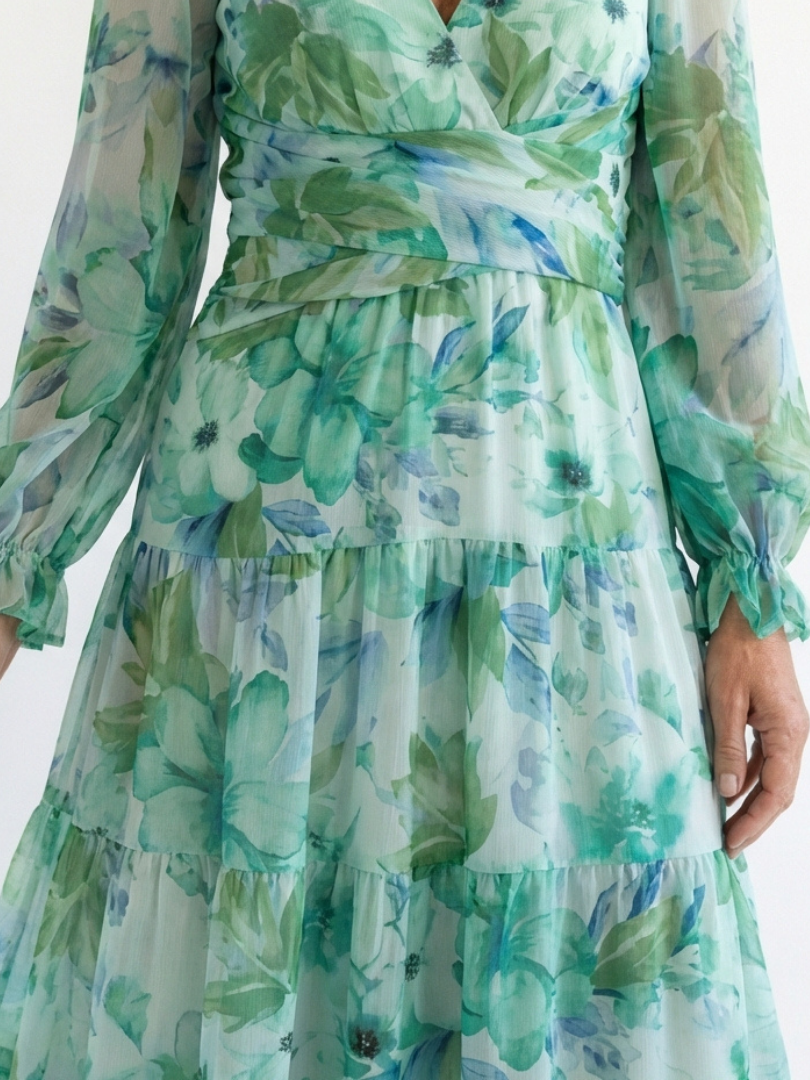 ALTHEA | FLORAL MAXI-KLEID