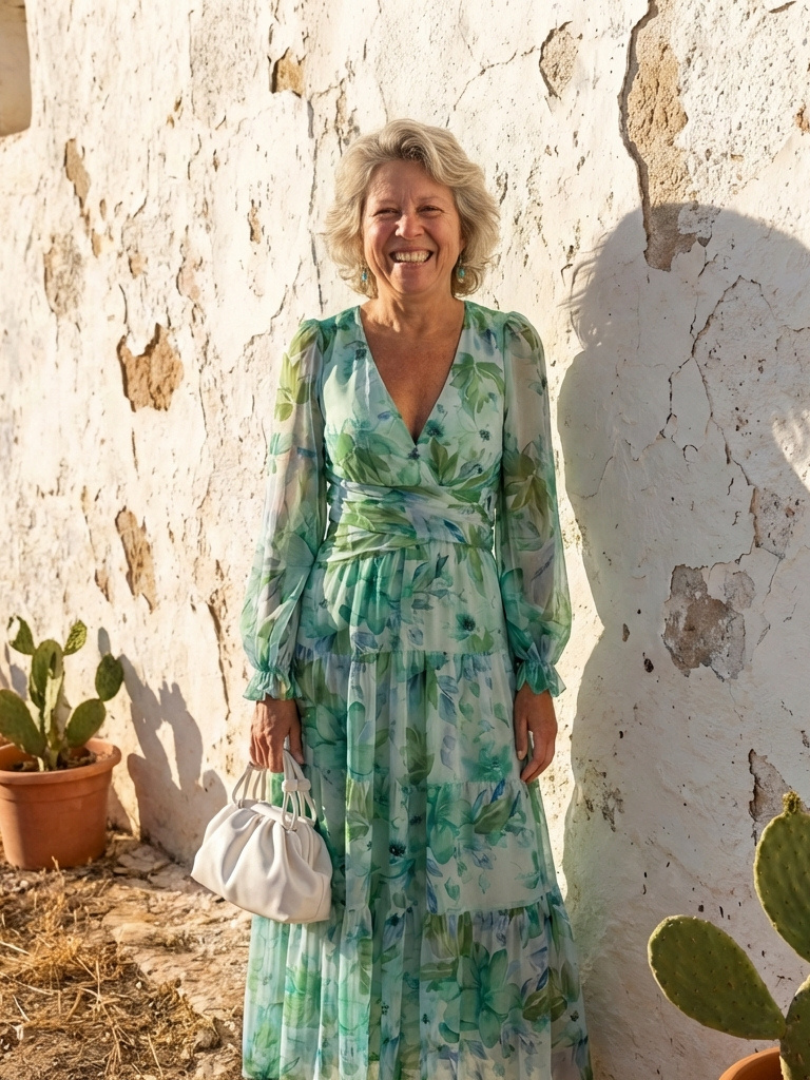ALTHEA | FLORAL MAXI-KLEID