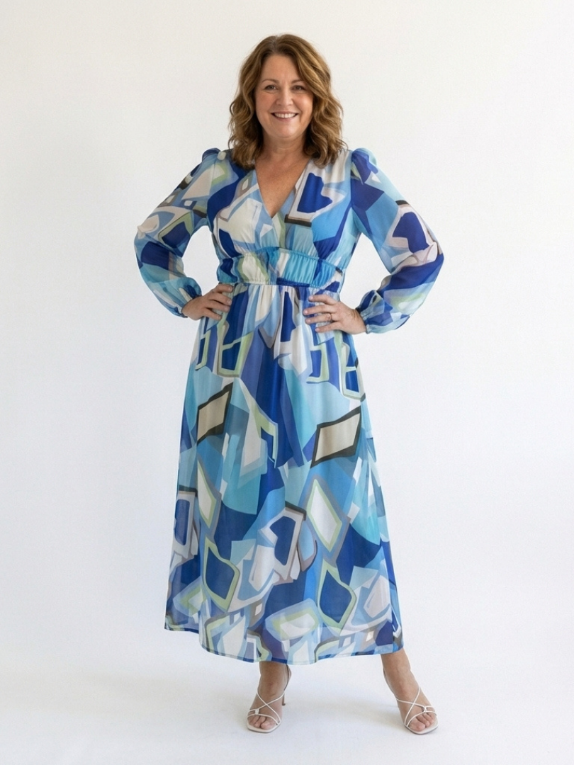 ALTHEA | FLORAL MAXI-KLEID