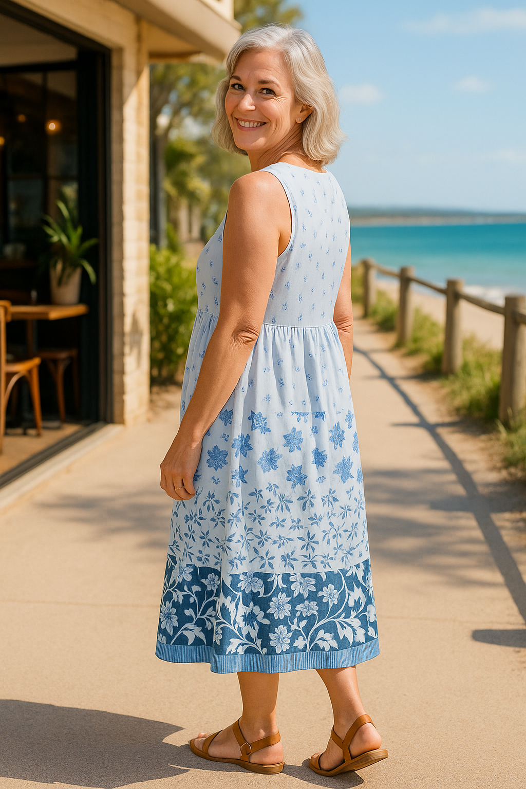 Evelane | Flow Midi Kleid