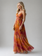 Isel | Soft Wrap Maxi Kleid
