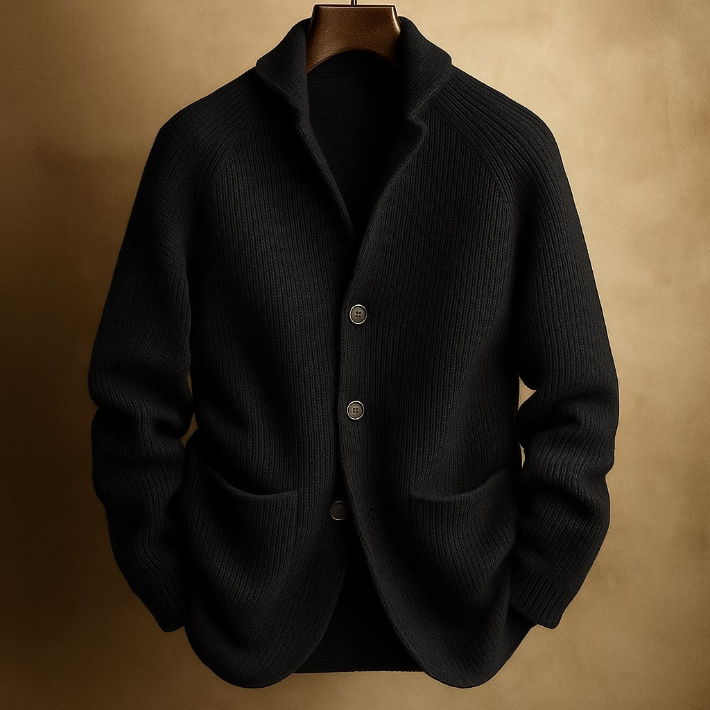 SILVORO | STRICKJACKE AUS RIPPWOLLE FÜR HERREN