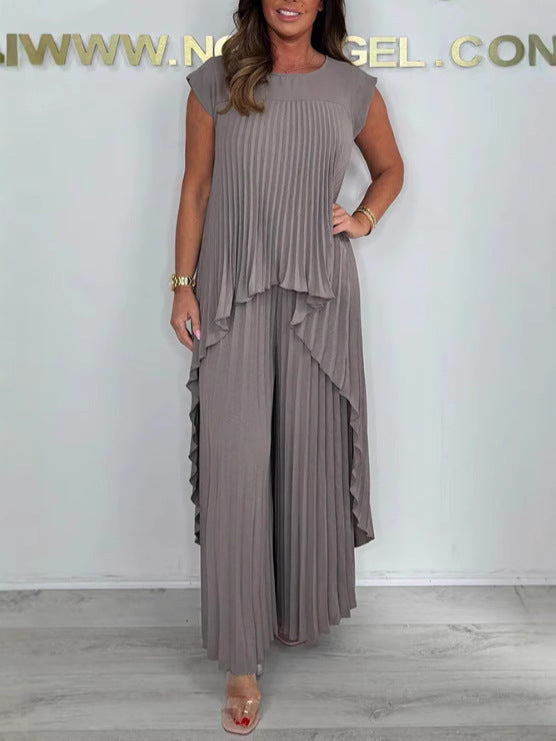 Mexie – Elegantes Plissee-Co-Ord-Set
