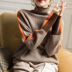Lindemann Atelier | Malou – Rollkragenpullover mit Kontraststreifen