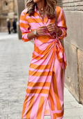 Elvina - Bedrucktes Wickelkleid