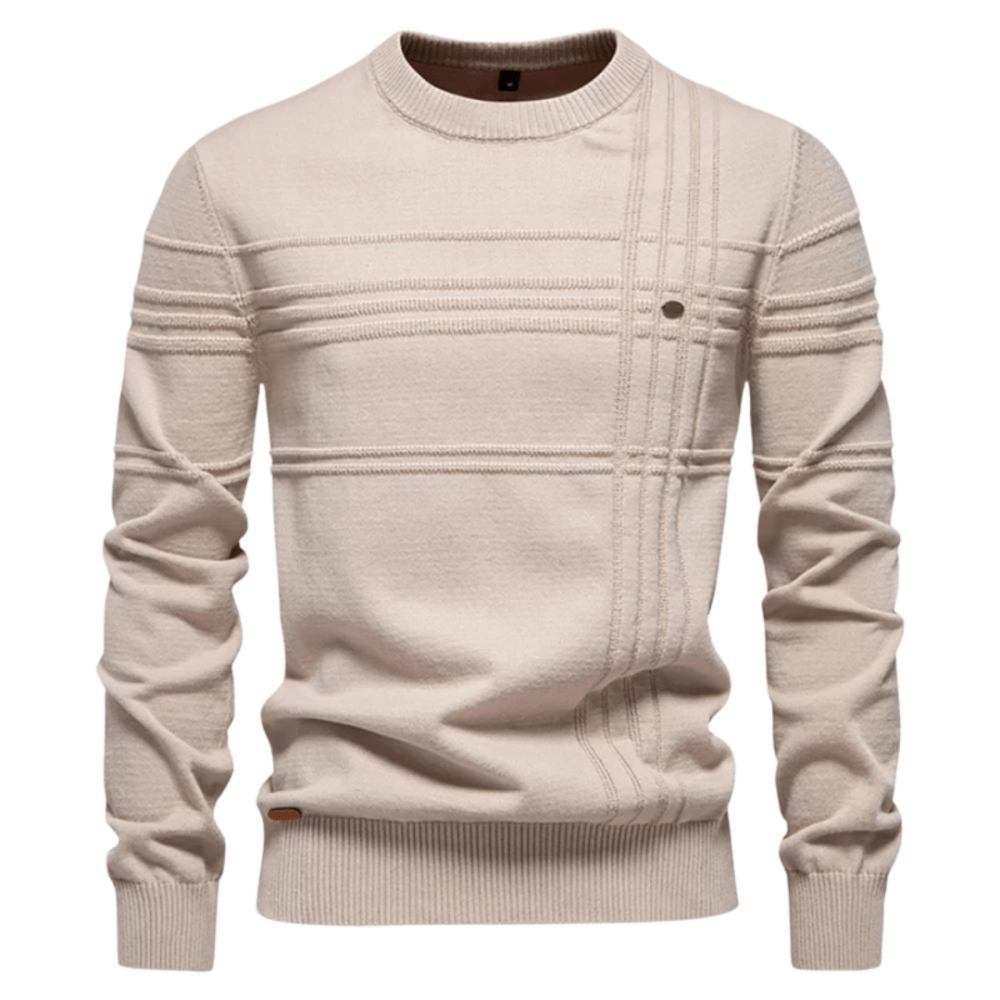 Burkhard | Stilvoller Herrenpullover mit Karodesign