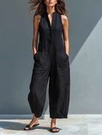 Lucinda | Eleganter ärmelloser Jumpsuit
