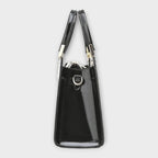 Olivia - Glänzende Krokodilprägung Handtasche