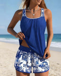 Marie | Bedruckter Tankini-Zweiteiler