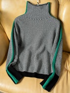 Lindemann Atelier | Malou – Rollkragenpullover mit Kontraststreifen
