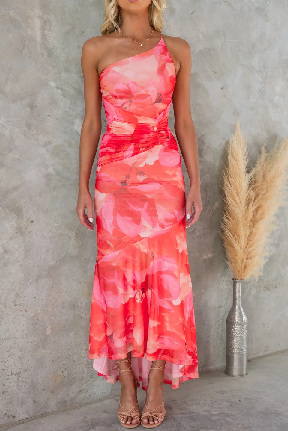 Layla™ | Einseitig Plissiertes Kleid