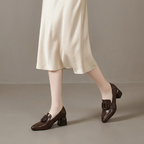 Valora Leder Loafer Absätze