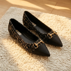Verona Tweed Ballerinas