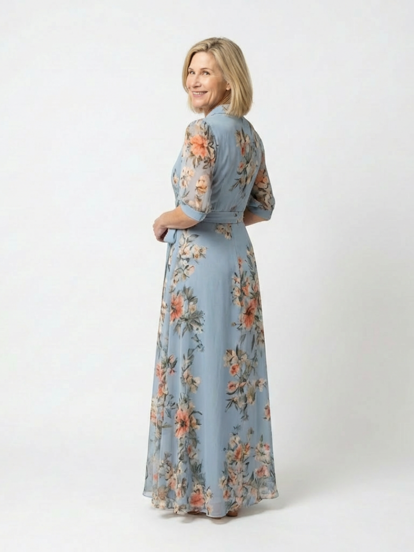 ELOWEN | FLORAL MAXI-KLEID