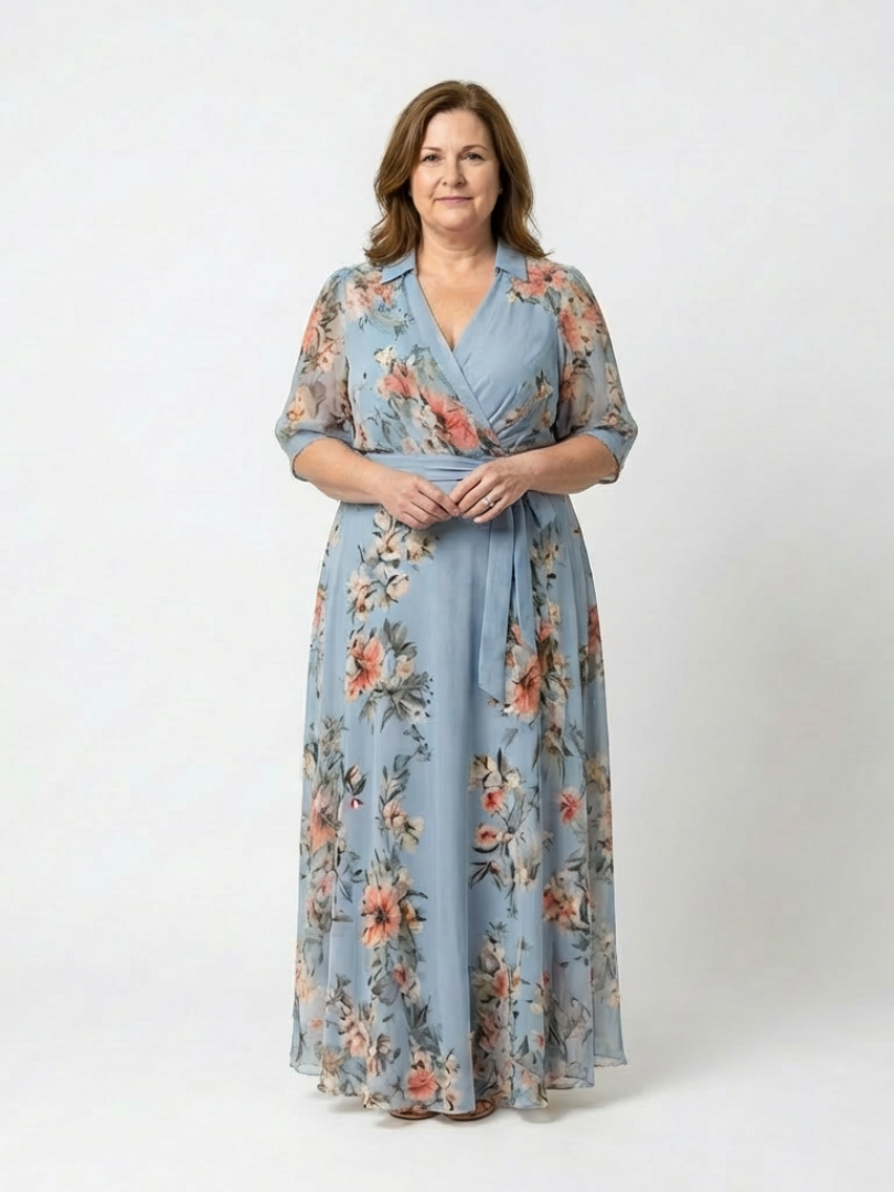 ELOWEN | FLORAL MAXI-KLEID
