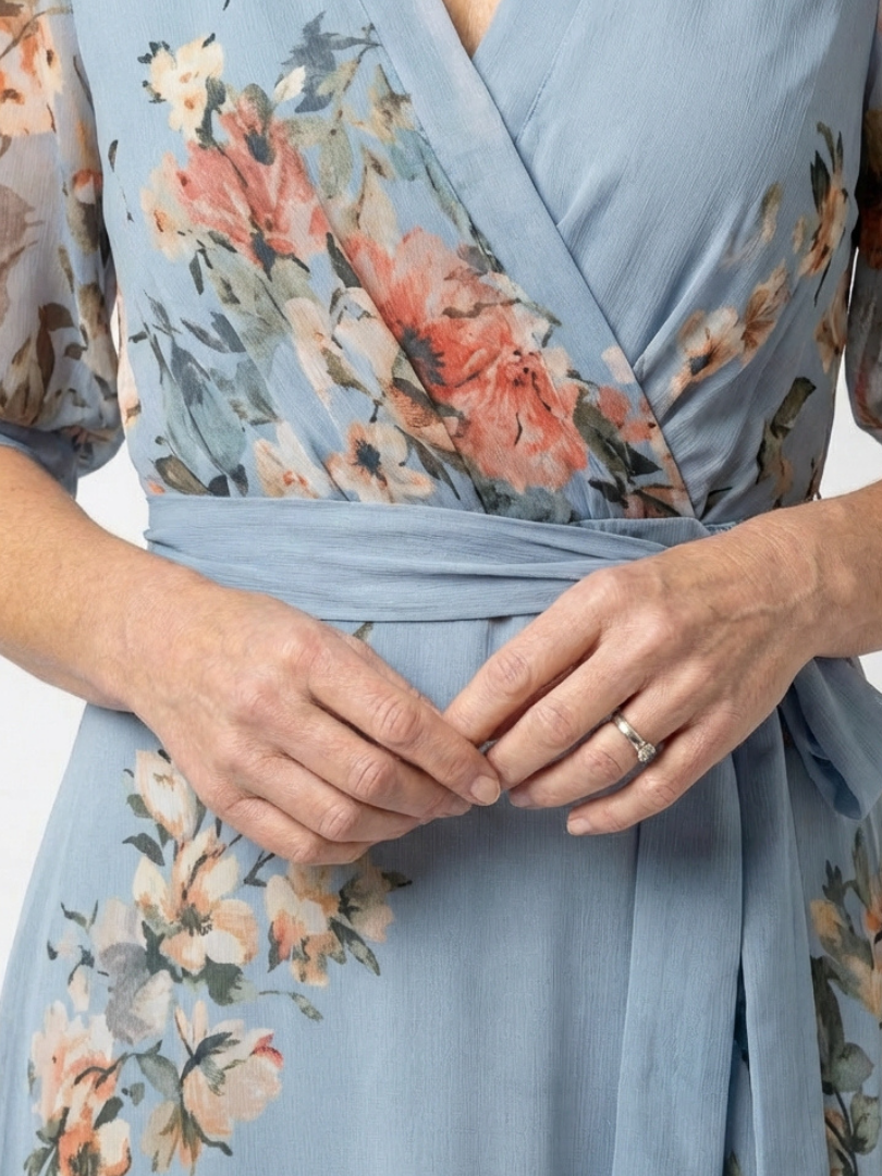 ELOWEN | FLORAL MAXI-KLEID