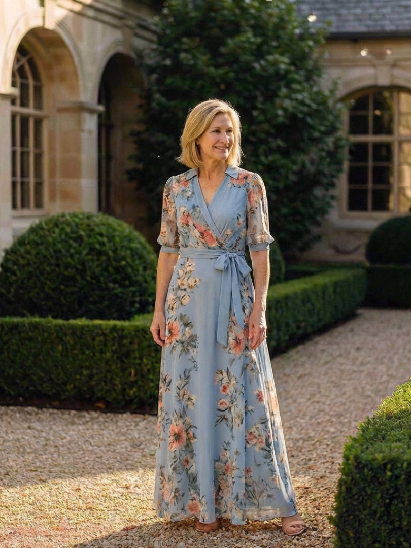 ELOWEN | FLORAL MAXI-KLEID