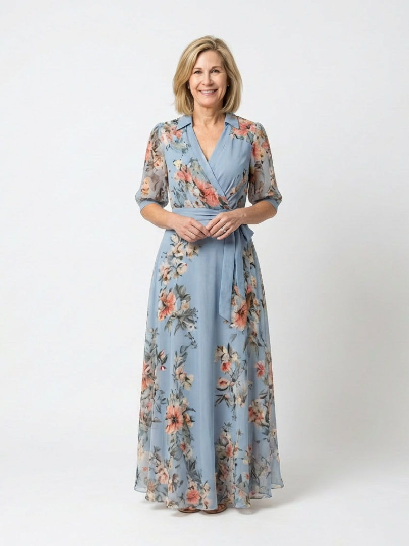 ELOWEN | FLORAL MAXI-KLEID